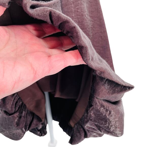 Joseph Ribkoff Brown Iridescent Sleeveless Bubble Hem Cocktail Dress Women Sz 8 - Picture 13 of 13